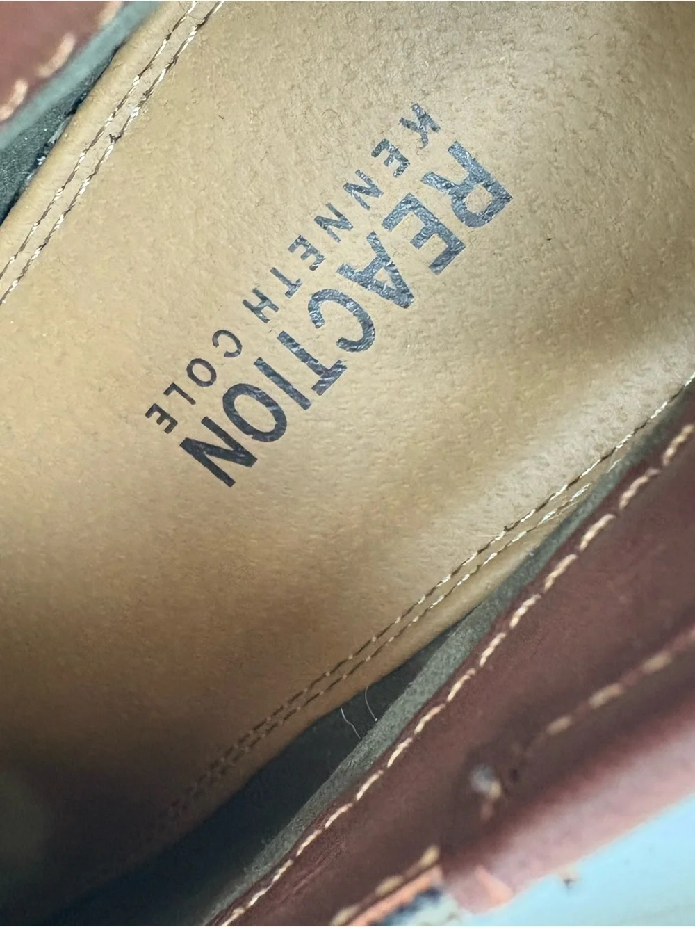 Kenneth Cole Olive Suede Chukka Boots with Tan Laces